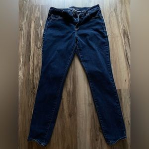 Old Navy Rockstar Jeans, Dark Wash, size 14 Regular, Stretch, Mid-Rise Skinny